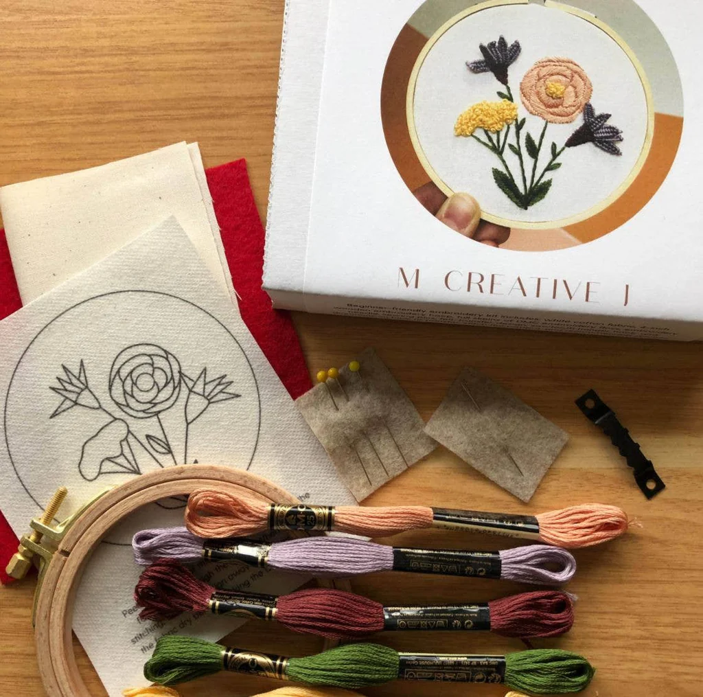 Wildflower Garden Embroidery Kit